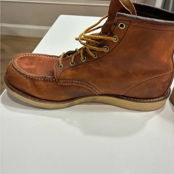 Red Wing Men's Heritage Moc Lug leather boots in Men’s size 12. - Picture 3 of 12